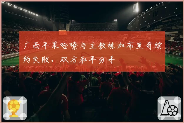 广西平果哈嘹与主教练加布里奇续约失败,双方和平分手